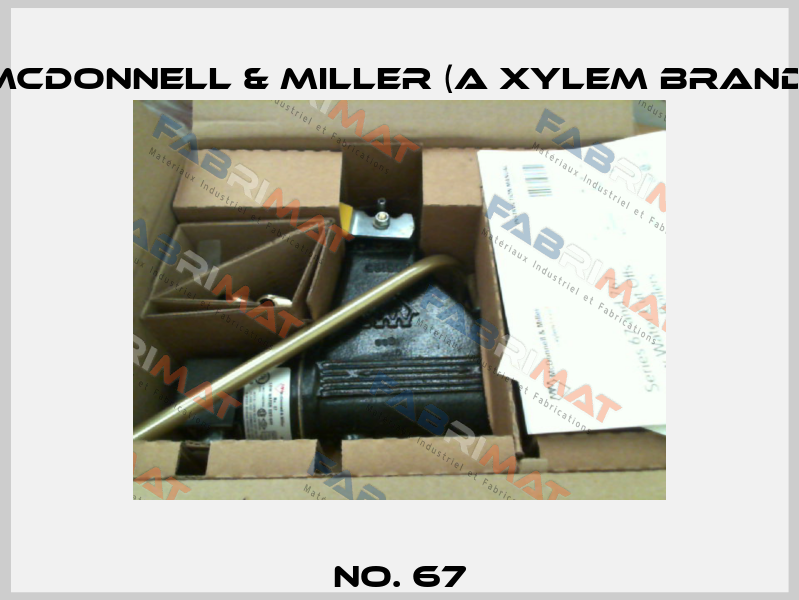 No. 67 McDonnell & Miller (a xylem brand)