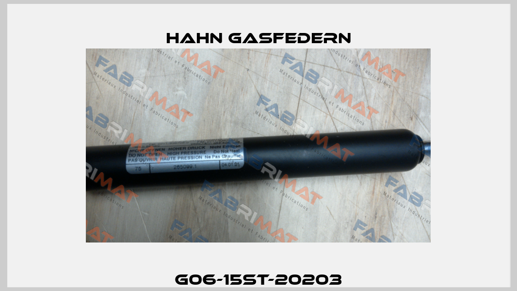 G06-15ST-20203 Hahn Gasfedern
