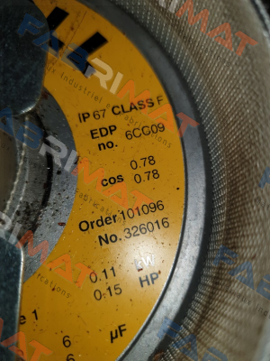Order No. 101096 326016 wrong code- correct code 6CC09-407mm Interroll