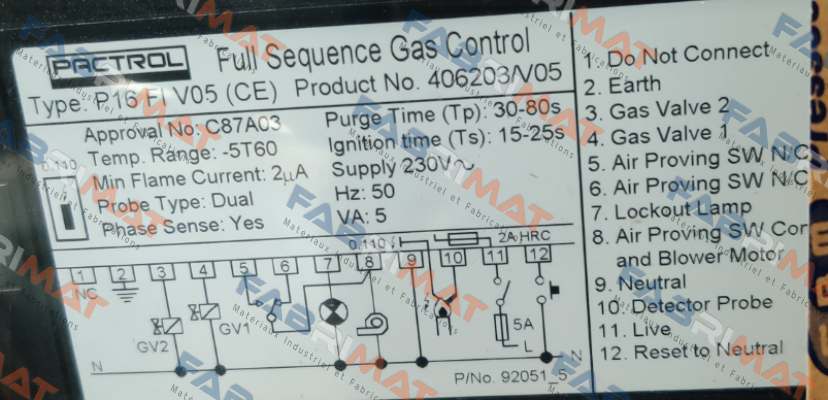 406203 V05 (CE) PAC40077 Pactrol