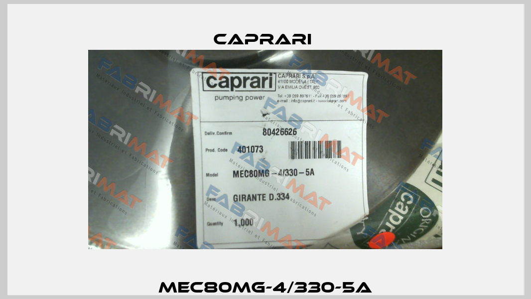 MEC80MG-4/330-5A CAPRARI 
