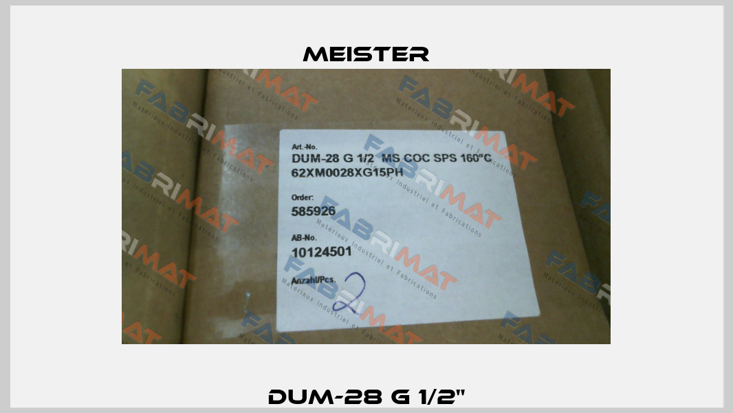DUM-28 G 1/2" Meister