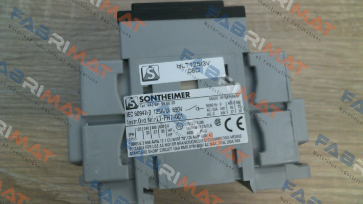 HLT125/3V Sontheimer