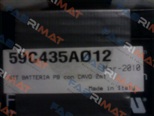 Battery for 59C435A012  Carel