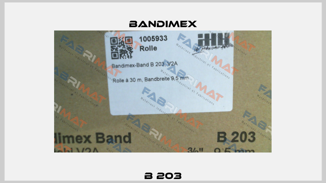 B 203 Bandimex