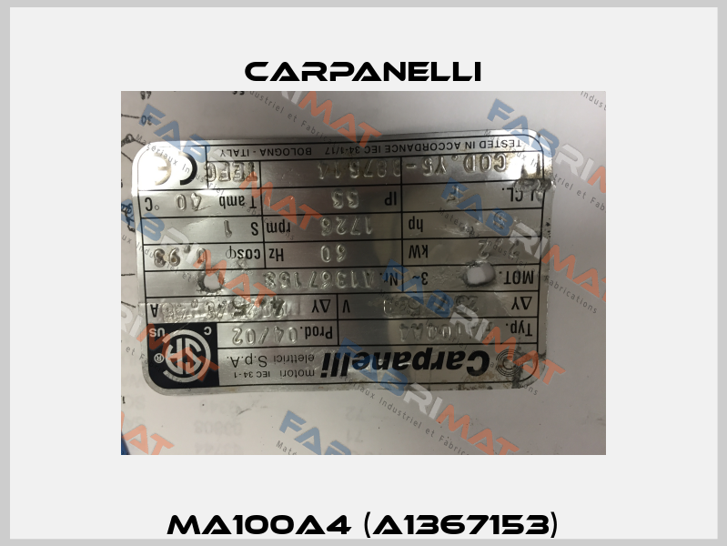 MA100a4 (A1367153) Carpanelli