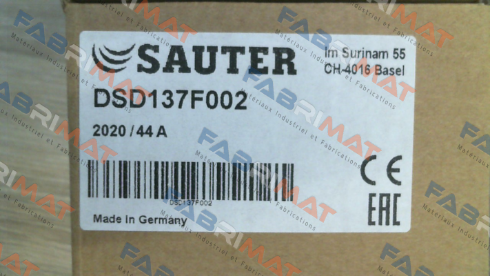 DSD137F002 Sauter