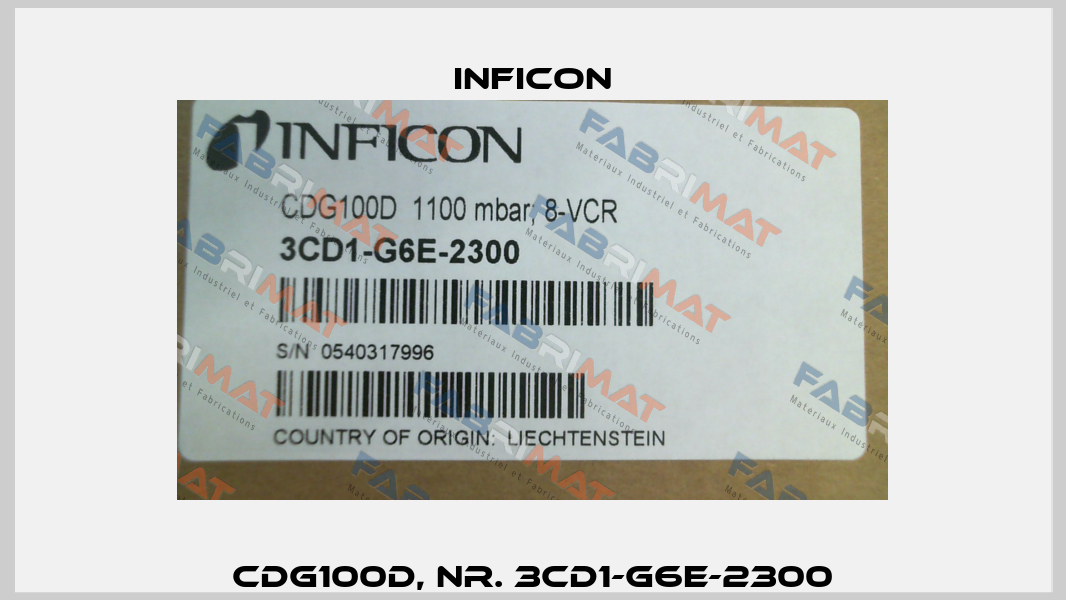 CDG100D, Nr. 3CD1-G6E-2300 Inficon