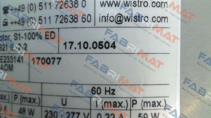 17.10.0504 Wistro