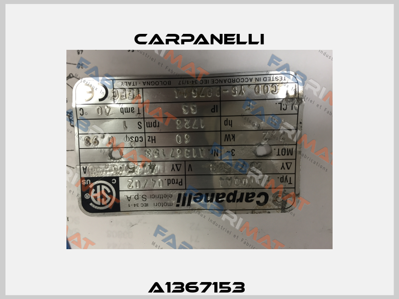 A1367153  Carpanelli