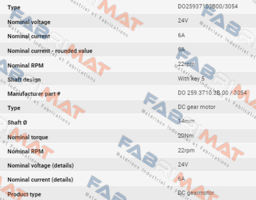 DO 259.3710.3B.00 / 3054 Doga