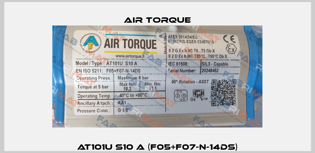 AT101U S10 A (F05+F07-N-14DS) Air Torque
