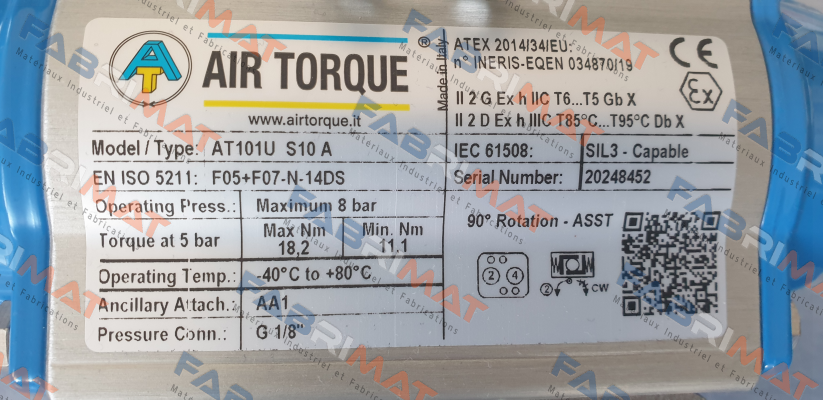 AT101U S10 A (F05+F07-N-14DS) Air Torque