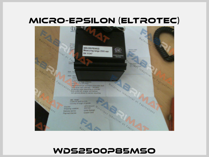 WDS2500P85MSO Micro-Epsilon (Eltrotec)