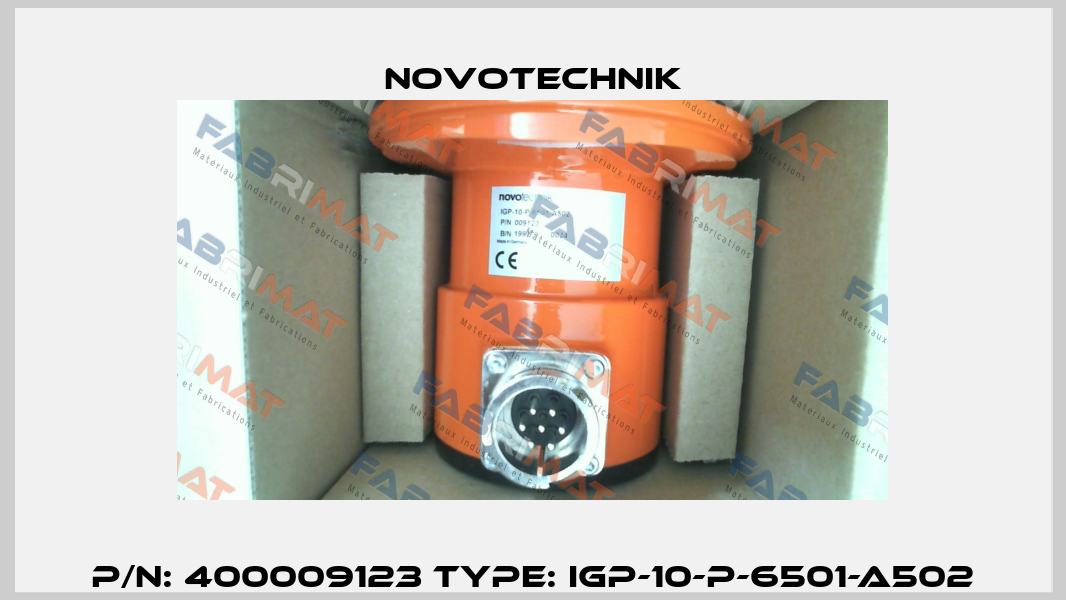 P/N: 400009123 Type: IGP-10-P-6501-A502 Novotechnik
