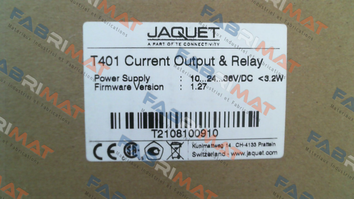 T 401.00 (383z-05307) Jaquet