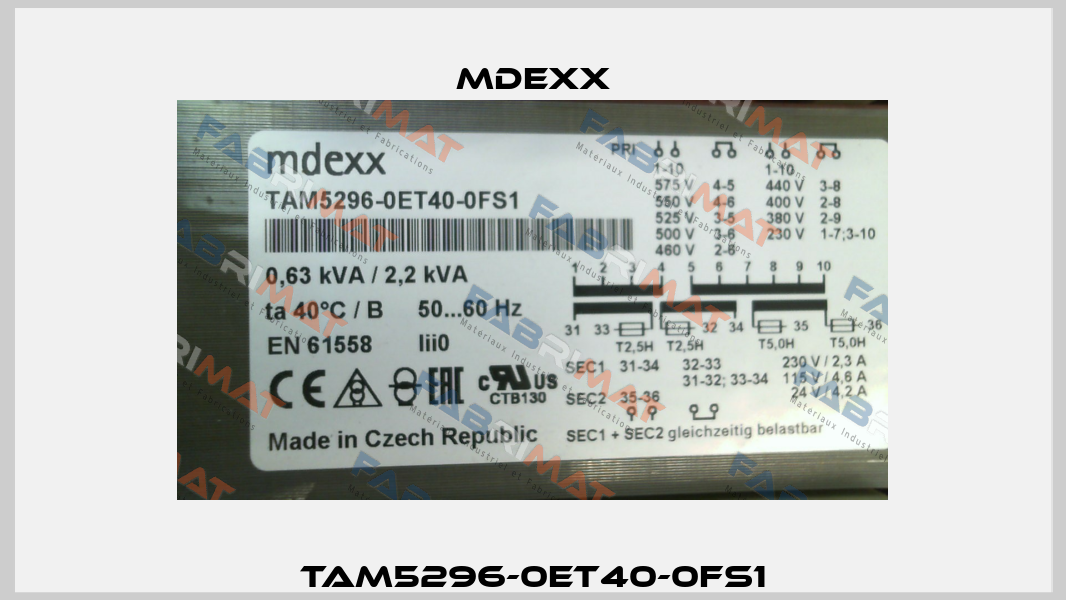 TAM5296-0ET40-0FS1 Mdexx