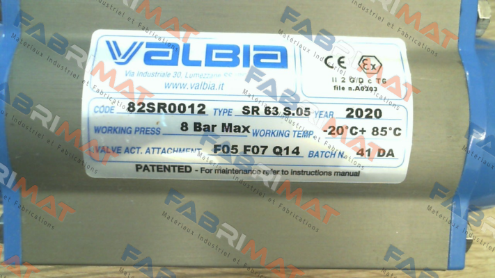 82SR0012 Valbia