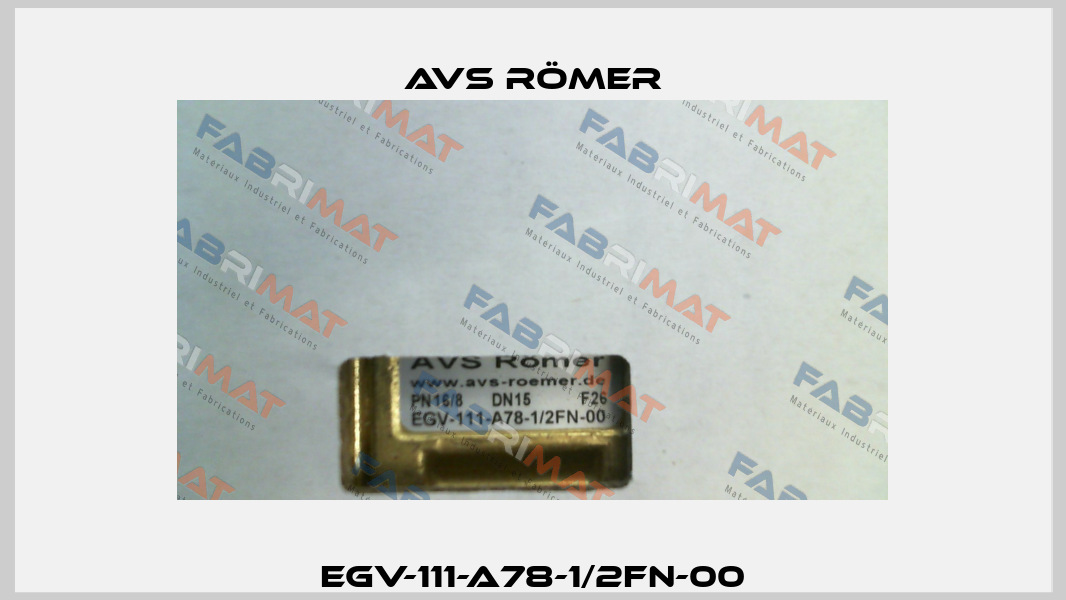 EGV-111-A78-1/2FN-00 Avs Römer