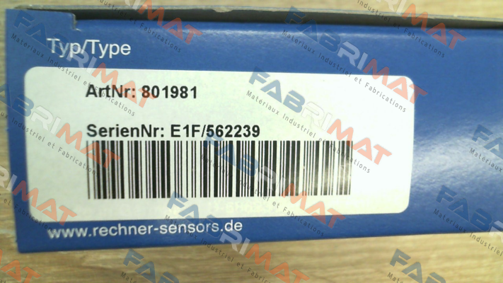 P/N: 801981, Type: KAS-80-A13-A-M18-PTFE/VAb-Y5-1-HP Rechner