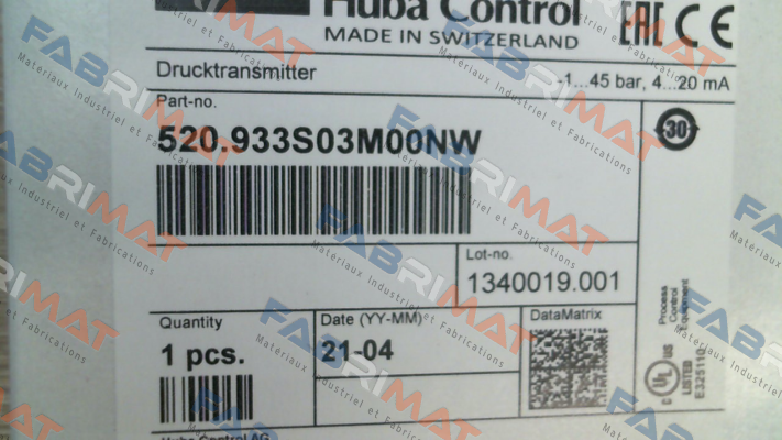 520.933S03M00NW Huba Control