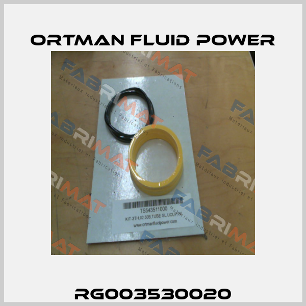 RG003530020 Ortman Fluid Power
