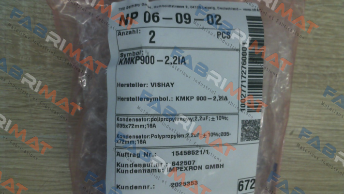 KMKP 900-2,2IA Vishay