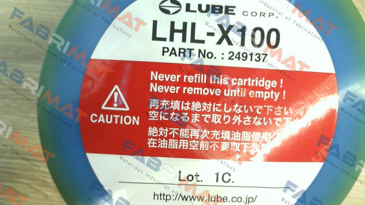 Nr. 249137 LHL-X100-7 Lube