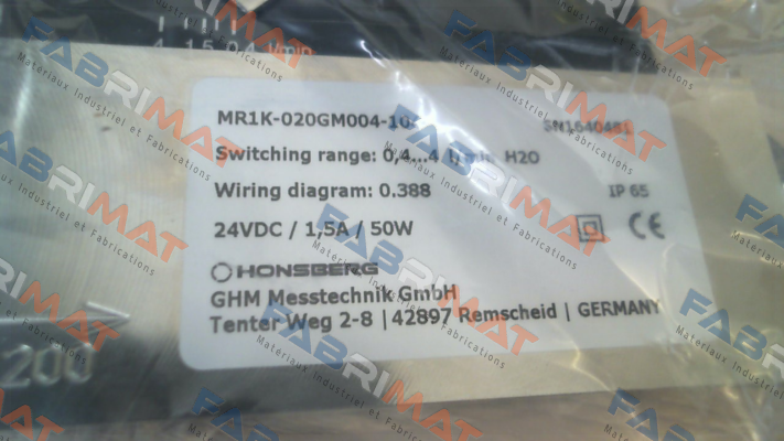 MR1K-020GM004-104 (945665) Honsberg