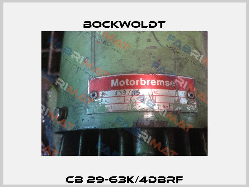  CB 29-63K/4DBrF  Bockwoldt