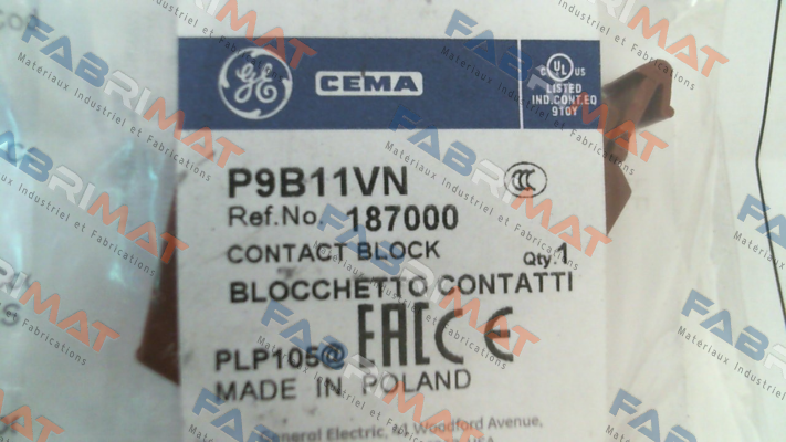 187000 Cema (General Electric)