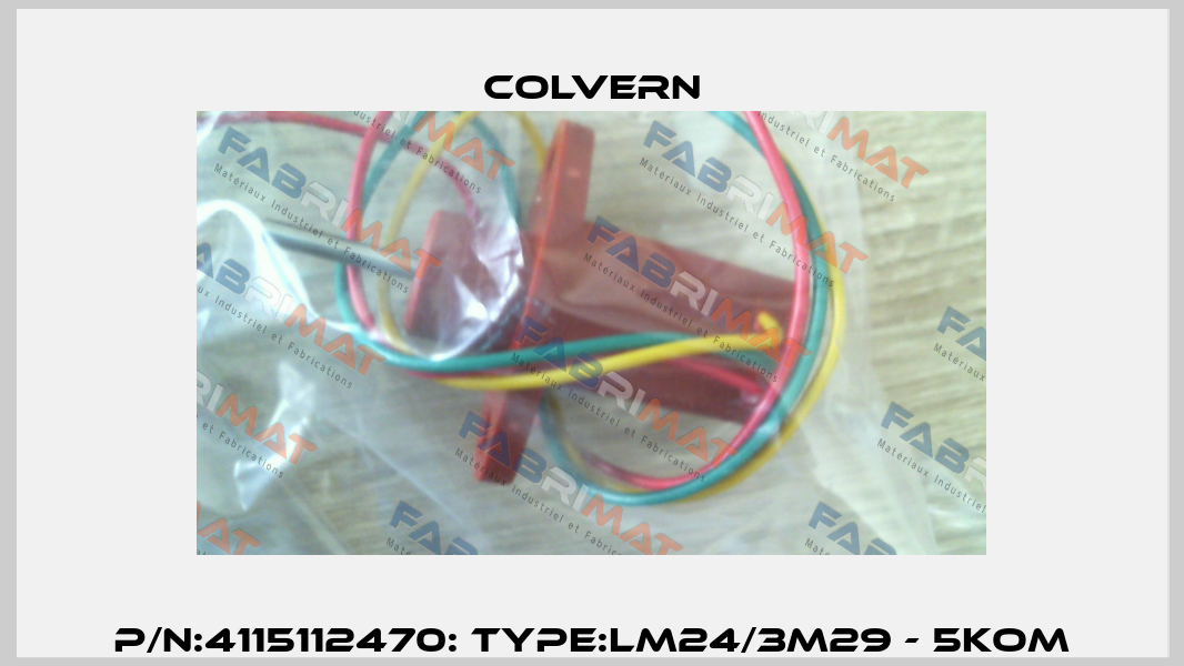 P/N:4115112470: Type:LM24/3M29 - 5KOM Colvern