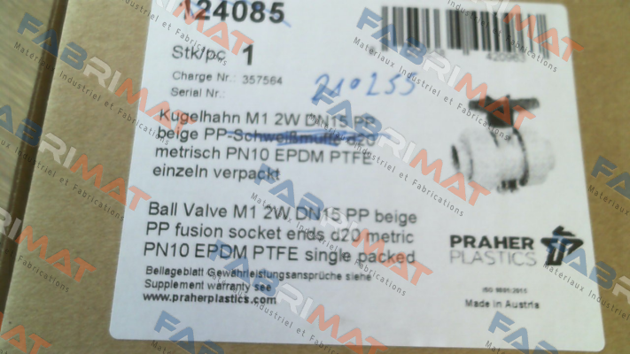 M1 PP 1/2" Praher