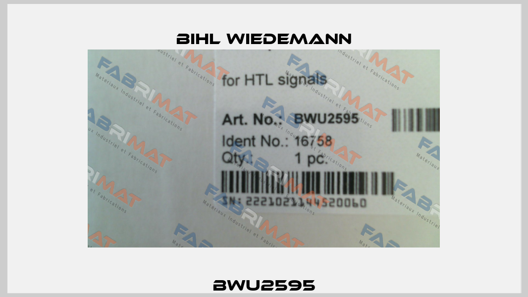 BWU2595 Bihl Wiedemann