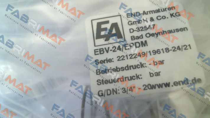 EBV-24/EPDM End Armaturen