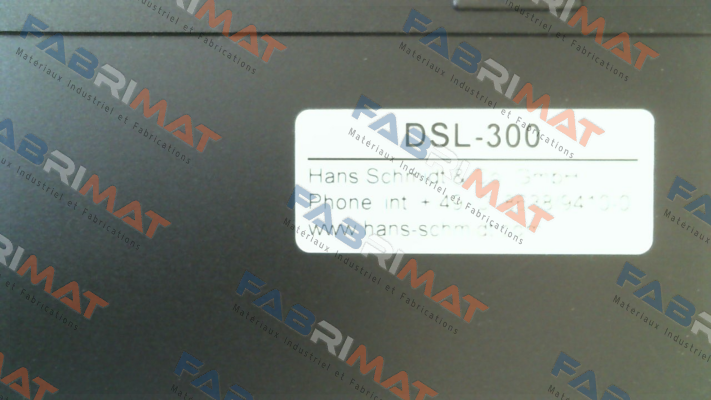 DSL-300 Hans Schmidt