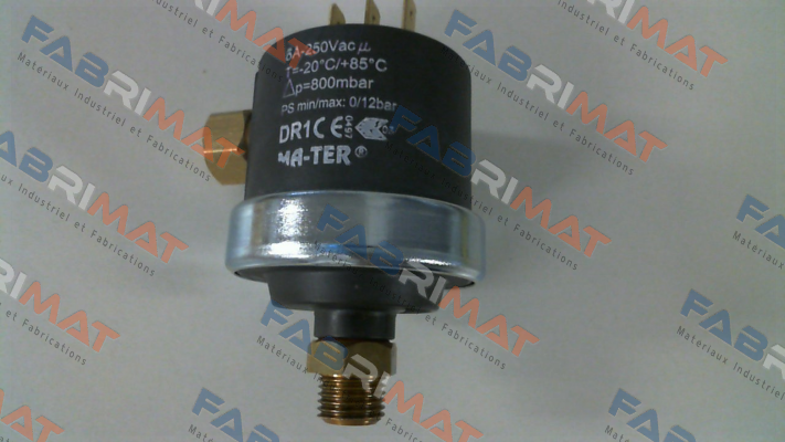 DR1 1/4, 0-12bar, max250V, Einst.800mbar MA-TER