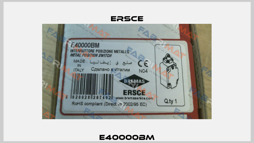 E40000BM Ersce
