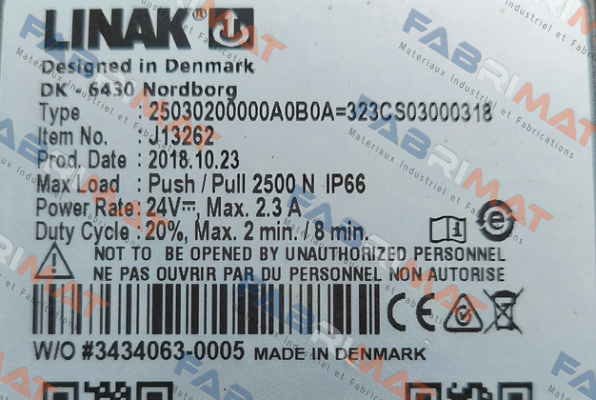 J13262 Linak