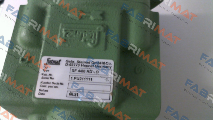 SF 4/80 RD - O (BZP054080RD--165R) Steimel