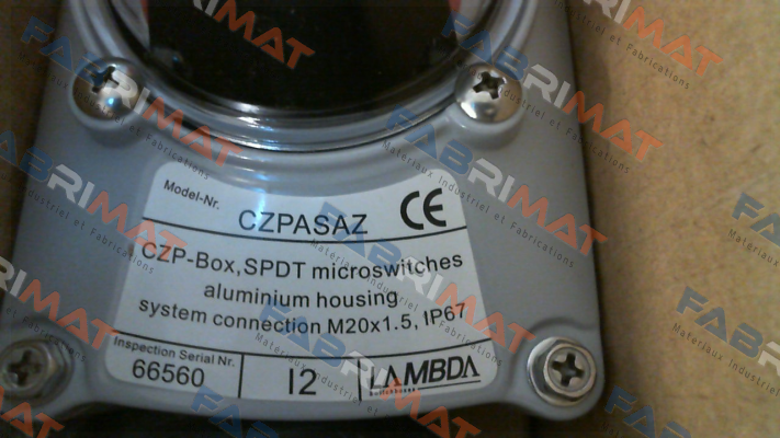 CZPASAZ LAMBDA SYSTEM KOMPONENTEN