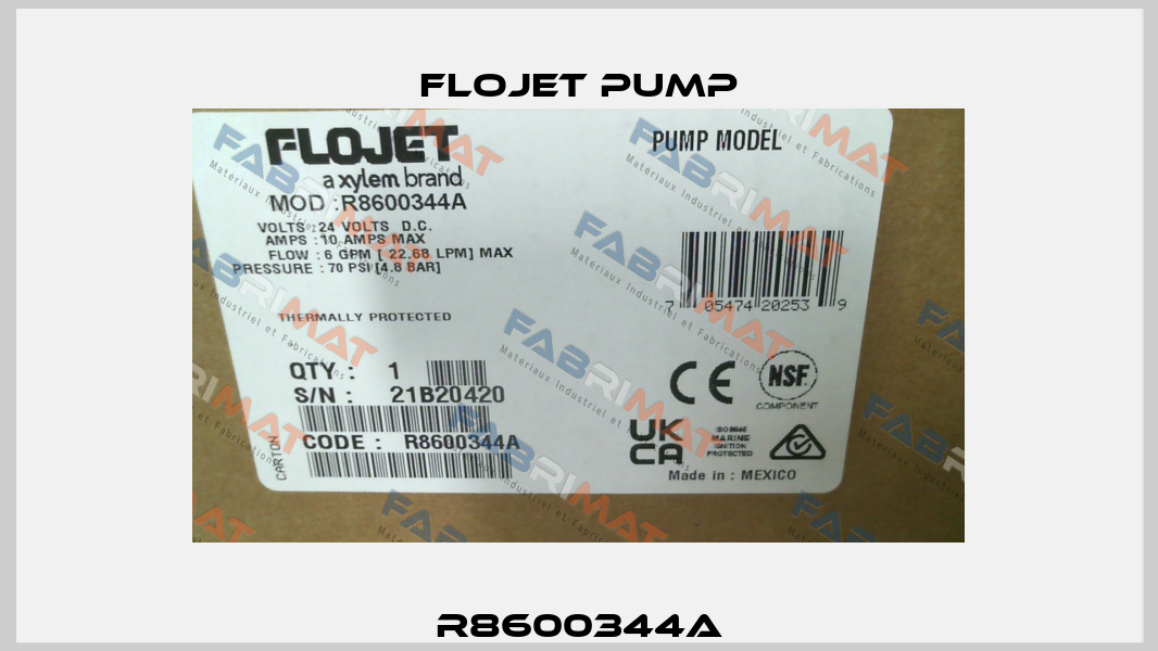 R8600344A Flojet Pump