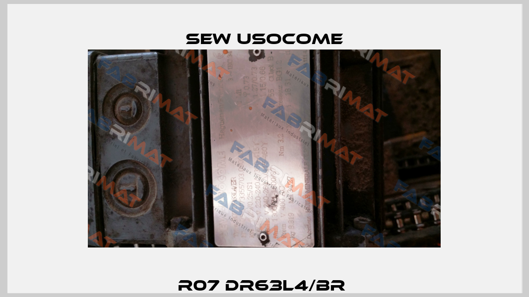 R07 DR63L4/BR  Sew Usocome