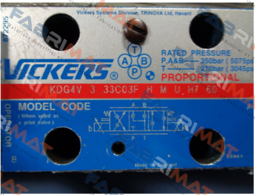 KDG4V333C03FHMUH760  Vickers (Eaton)