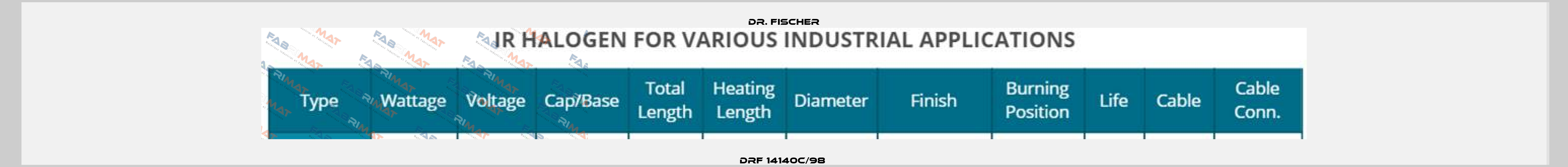 DRF 14140c/98  Dr. Fischer