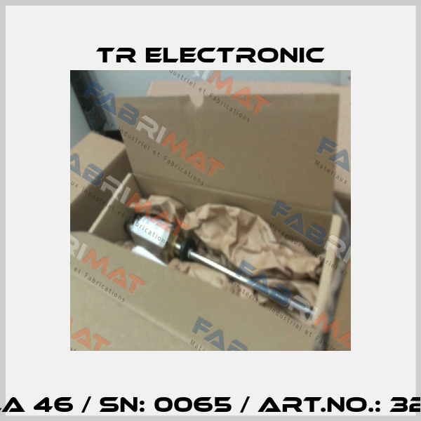 Type LA 46 / SN: 0065 / Art.No.: 321-01103 TR Electronic