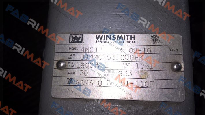 WINS_004MCTS31000EK  Winsmith