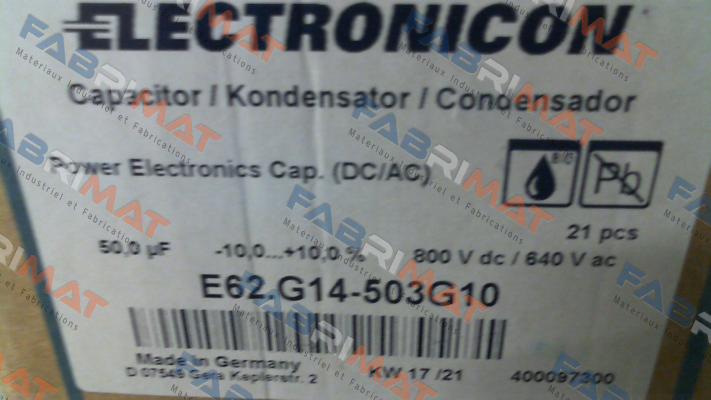 E62.G14-503G10 Electronicon