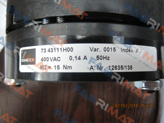 73431-11H00 0010 Binder