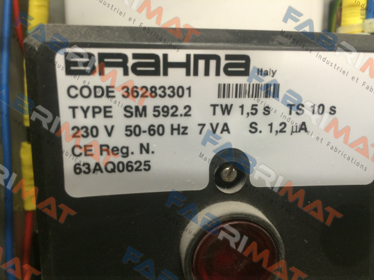 P/N: 150190472, Type:  SM 592N.2 Brahma